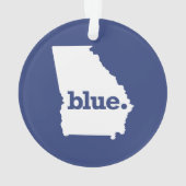 Georgia Demokrat Ornament (Rückseite)