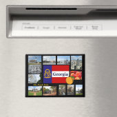 Georgia Der Peach-Staat-Magnet Magnet (In Situ (Geschirrspüler))