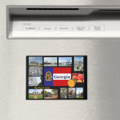 Georgia Der Peach-Staat-Magnet Magnet (In Situ (Geschirrspüler))
