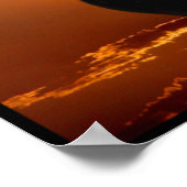 "Georgia" digitale Artwork Western Cowgirl Print Poster (Ecke)