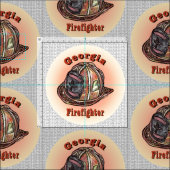 Georgia Feuerwehrmann Stoff (Kachel)