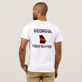 Georgia-Feuerwehrmann T-Shirt (Schwarz voll)