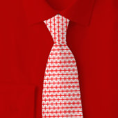 Georgia Flag Brick Pattern Krawatte