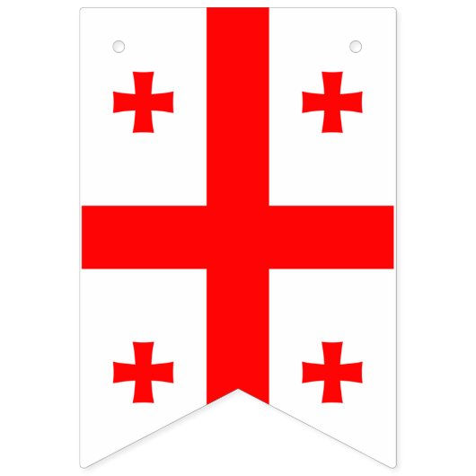 Georgia flag bunting banner (Zweite Fahne)