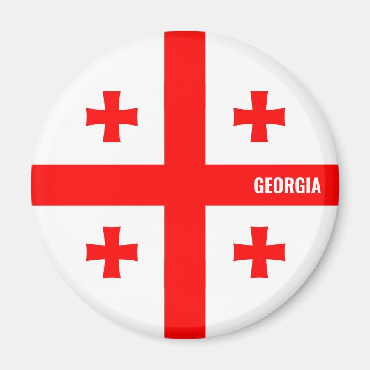 Georgia Flag Charming Patriotic Magnet (Vorne)