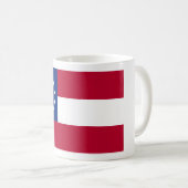 Georgia Flag Coffee Tasse (VorderseiteRechts)