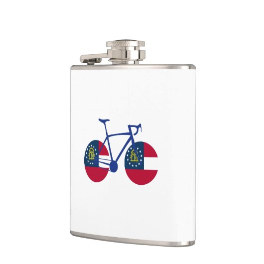 Georgia Flag Cycling Flachmann (Links)