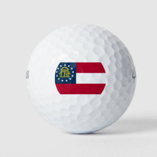GEORGIA FLAG GOLFBALL