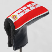 Georgia Flag Gorgetic Patriotic Golf Headcover (3/4 Vorderseite)