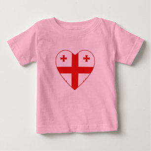 Georgia Flag Herz T - Shirt