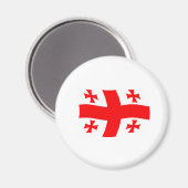 Georgia Flag Magnet (Vorderseite/Rückseite)