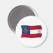 Georgia Flag Magnet (Vorderseite/Rückseite)