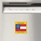 Georgia Flag Magnet (In Situ (Geschirrspüler))