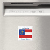 Georgia Flag Magnet (In Situ (Geschirrspüler))