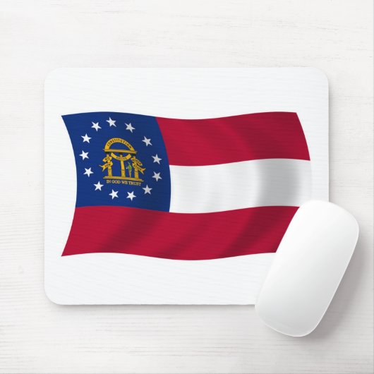 Georgia Flag Mousepad (Mit Mouse)
