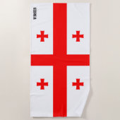 Georgia Flag Splendid Patriotic Strandtuch (Vorderseite)