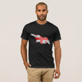 Georgia Flagcolor Map T - Shirt (Vorne ganz)