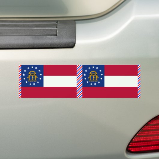 Georgia-Flagge Autoaufkleber (Auf Auto)