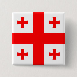 Georgia-Flagge Button