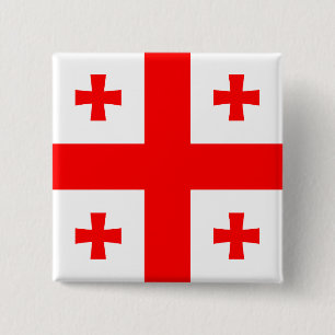 Georgia-Flagge Button