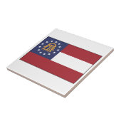 Georgia-Flagge Fliese (Seite)
