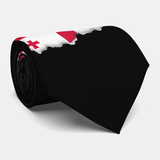 Georgia-Flagge Krawatte (Gerollt)