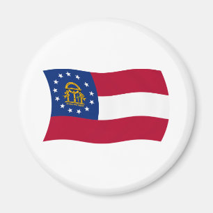 Georgia-Flagge-Magnet Magnet