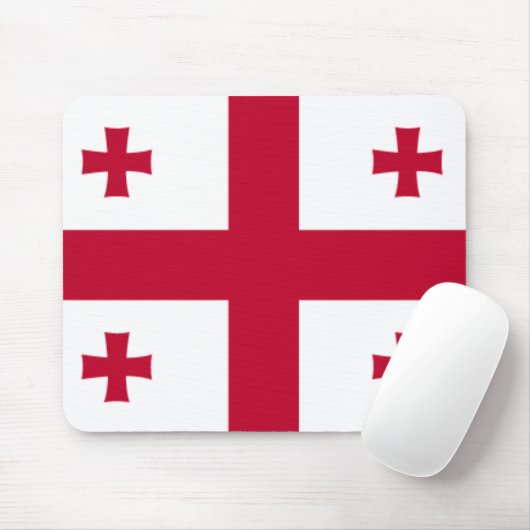 Georgia-Flagge Mousepad (Mit Mouse)
