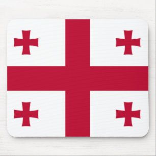 Georgia-Flagge Mousepad