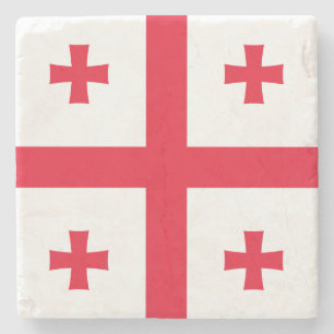 Georgia-Flagge Steinuntersetzer