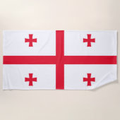 Georgia-Flagge Strandtuch (Vorderseite)