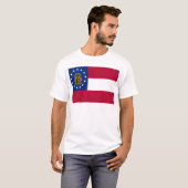 Georgia-Flagge T-Shirt (Vorne ganz)