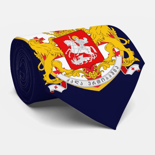 Georgia-Flaggen-Mantel-Arm Krawatte (Gerollt)