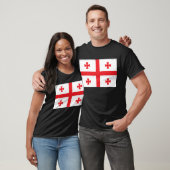 Georgia-Flaggen-T - Shirt (Unisex)