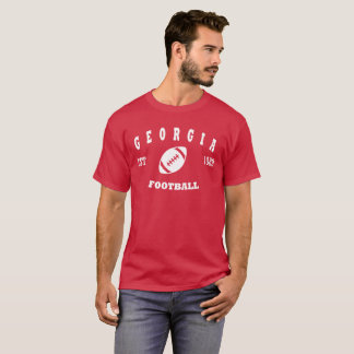 Georgia-Fußball-Retro Logo T-Shirt