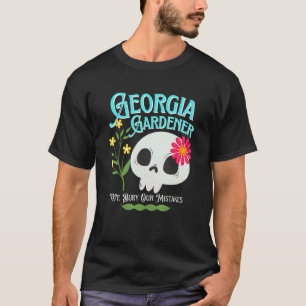 Georgia Ga State Rebellious Gardener Süßer Totenko T-Shirt