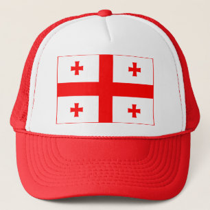 Georgia - georgische Flagge Truckerkappe