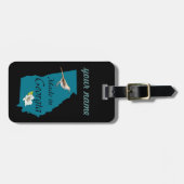 Georgia Gepäckmarke Gepäckanhänger (Vorderseite horizontal)