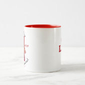 Georgia-GesetzesTasse Zweifarbige Tasse (Mittel)