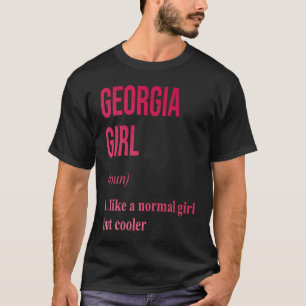 Georgia Girl Pink Staat GA Woman T-Shirt