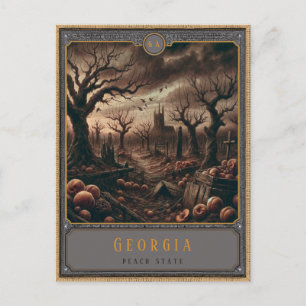 Georgia Gothic Art Postkarte