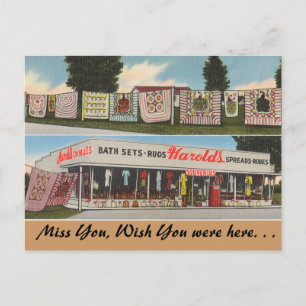 Georgia, Harolds Laden Postkarte