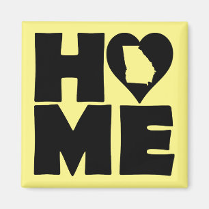 Georgia Home Herz Staat Kühlschrankmagnet