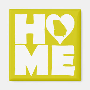 Georgia Home Herz Staat Kühlschrankmagnet