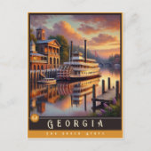 Georgia | Hyper-Realistisches Staat Postkarte (Vorderseite)