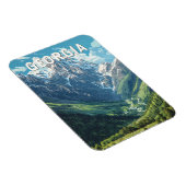 Georgia Illustration Travel Art Vintag Magnet (Rechte Seite)