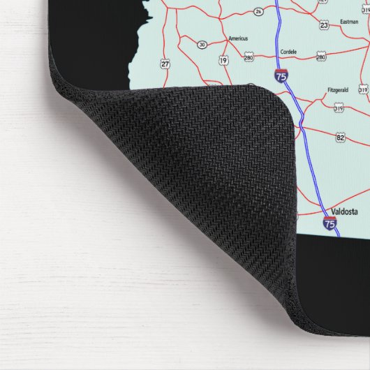 Georgia-Karte Mousepad (Ecke)