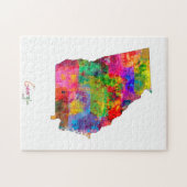 Georgia-Karte Puzzle (Horizontal)