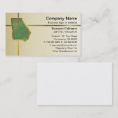 Georgia-Karten-Visitenkarte Visitenkarte (Vorne/Hinten)