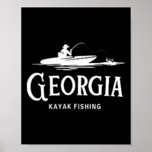 Georgia Kayak Fishing GKF Kayak Fishing Club Appar Poster